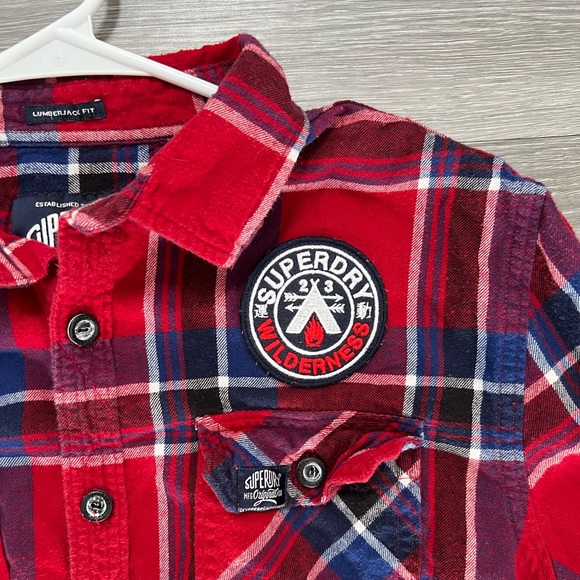 Superdry / Men’s Lumberjack Red Flannel / NWOT 🔥 - Picture 6 of 10